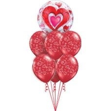 Red Hearts + Filigree Bouquet
