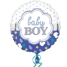 Baby Boy Scallop Balloon
