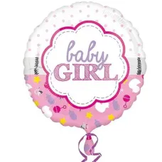 Baby Girl Scallop Balloon