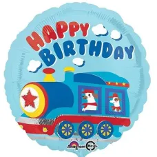 All Aboard Happy Birthday Balloon