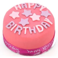 Happy Birthday Pink Cake