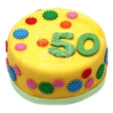 Buttercup Birthday Cake