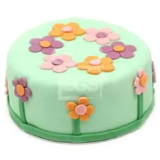 Peonies Birthday Cake