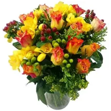 Rose and Freesia