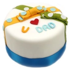 Love Dad Cake (7 Inch Love Dad Cake)