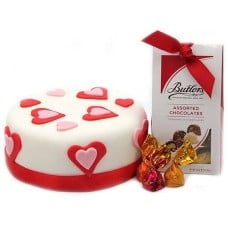 Love Cake with Buttlers Chocolates