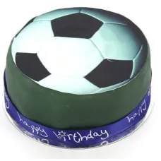 Football Celebration Cake (7 Inch Football Celebration Cake)