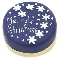 SNOWFLAKE CHRISTMAS CAKE (7 Inch)