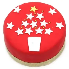 CHRISTMAS STAR CAKE (7 Inch)