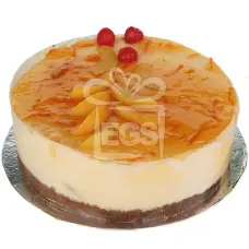 2lbs Peach Orange Mouse Cake From Kitchen Cuisine
