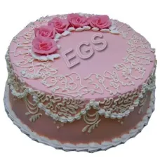 2lbs Pink Dairy Milk Cake from Redolence Bake Studio