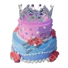 6lbs Princess Crown Two Tier Cake from Redolence Bake Studio
