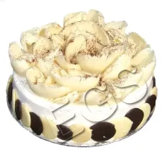 2lbs Designer White Chocolate Leaf cake from Serena Hotel