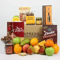 Christmas Fresh Fruit and Treats Box