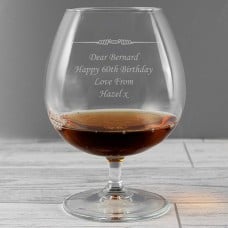 Personalised Decorative Brandy Glass