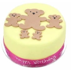 TINY TEDDIES CAKE (7 Inch Tiny Teddies Cake)