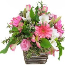 Basket In Pink (Small)
