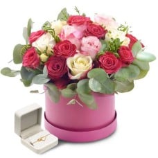 Diamond Bracelet and Rose Radiance Gift Box