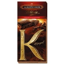 Korkunov Dark Chocolate Bar