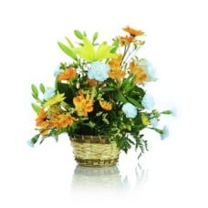 Warmest Thoughts Floral Basket (Small)