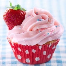Strawberry cupcake
