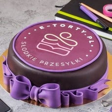 Cake with company's logo (Small)