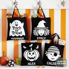 Ghostly Glow Halloween Glow In The Dark Treat Bags