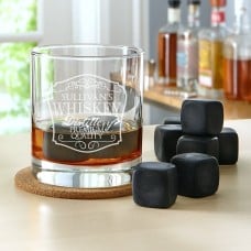 On the Rocks Whiskey Stone Glass