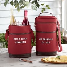 Canvas And Leather Wine Cooler