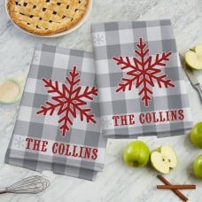 Snowflake Wishes Kitchen Towel (Set of 4)