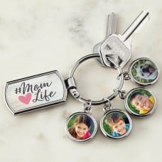 #Mom Life Photo Key Chain