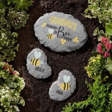 Reasons to Bee Happy Garden Stone