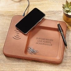 Modern Man Wireless Charging Valet (Monogram)