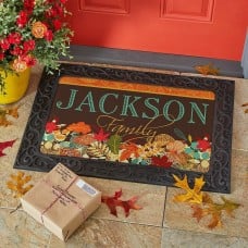 Colorful Fall Family Doormat