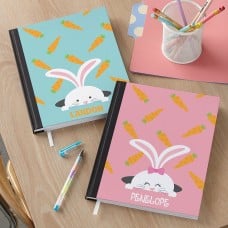 Peek-A-Boo Bunny Notebook (Teal)