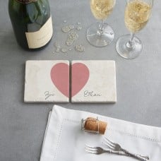 You Complete Me Marble Coaster Set