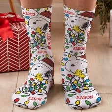 PEANUTSÂ® Lots of Lights Socks (Large)