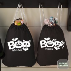 Halloween Friends Glow in the Dark Drawstring Treat Bag