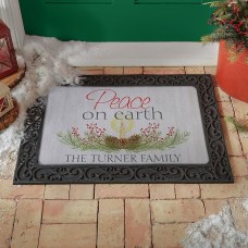 New Wreath of Peace Doormat (17x27)