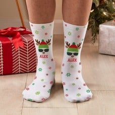 New Cool Reindeer Socks (Large)