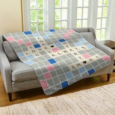 Scrabble® Love You Plush Blanket