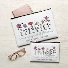 Raising Wildflowers Zipper Pouch