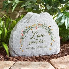 Love Grows Here Standing Garden Stone
