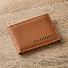 Any Message Anti-Theft Leather Wallet