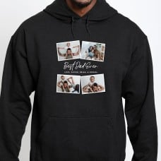 Best Dad Ever Photo Collage Sweatshirt