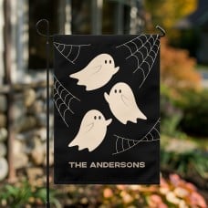 Ghastly Ghosts Garden Flag