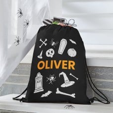 Scary Season Drawstring Treat Bag