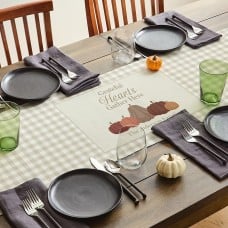 Grateful Hearts Table Runner