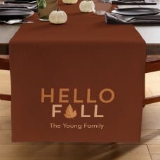 Hello Fall Table Runner