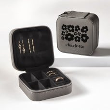 Floral Travel Jewelry Box